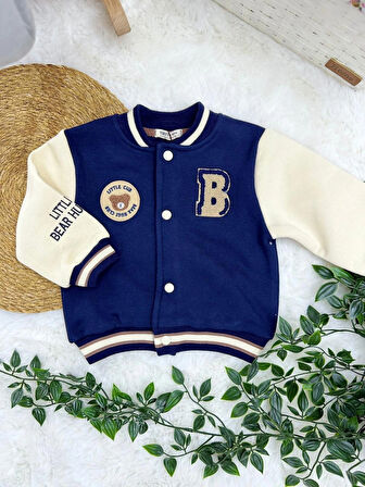 ERKEK BEBEK PAMUKLU KOLEJ CEKETİ  6 - 9 - 12 - 18 - 24 AY