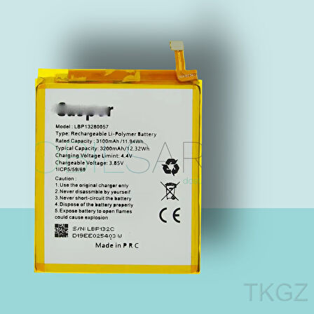 Tkgz - Casper E3 Batarya Pil Orijinal Sıfır