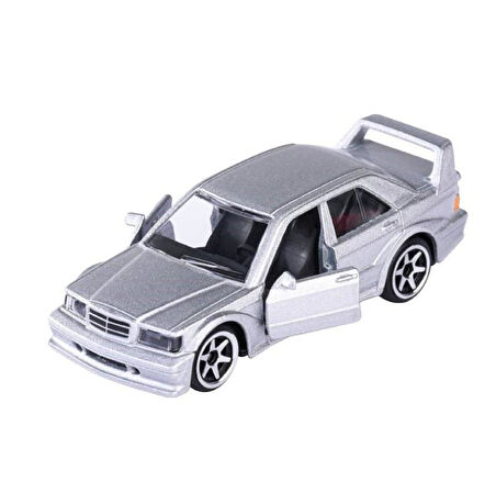 Majorette Vintage Metal Diecast Gri Mercedes Benz 190 E 2.5-16 Evo II