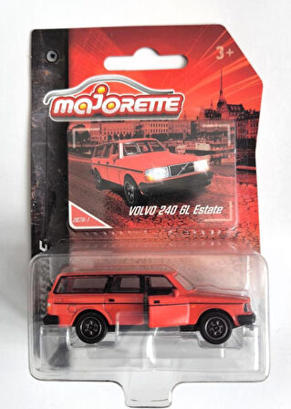 Majorette Vintage Metal Diecast Kırmızı Volvo 240 Gl Estate