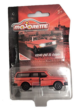 Majorette Vintage Metal Diecast Kırmızı Volvo 240 Gl Estate