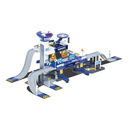 MAJORETTE Creatix Havalimanı Lufthansa + 5 Araç