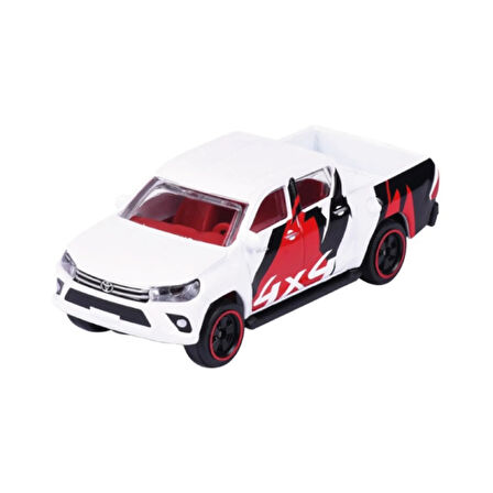 Majorette 1/64 Ölçek Racing Cars Uzun Kart Araçlar 292K-2 Toyota Hilux Revo