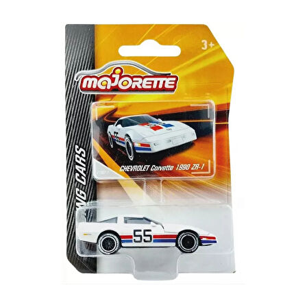 Majorette 1/64 Ölçek Racing Cars Uzun Kart Araçlar 279D-1 Chevrolet Corvette 1990 ZR-1