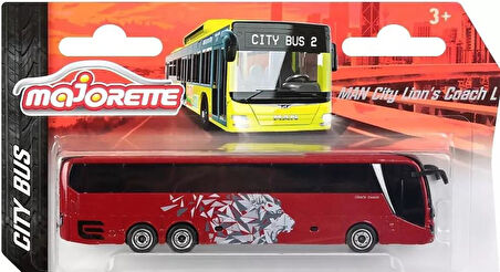 212053159 Man Şehir Otobüsü Bordo Renk 