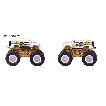 Majorette Monster Rockerz Gold Limited Edition 9 Oyuncak Araba Toyota FJ Cruiser GKO