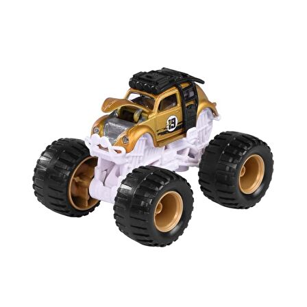 Majorette Monster Rockerz Gold Limited Edition 9 Oyuncak Araba Volkswagen Beetle GKO