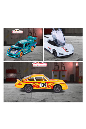 Majorette Porsche Motorsport Deluxe Metal Diecast Araçlar