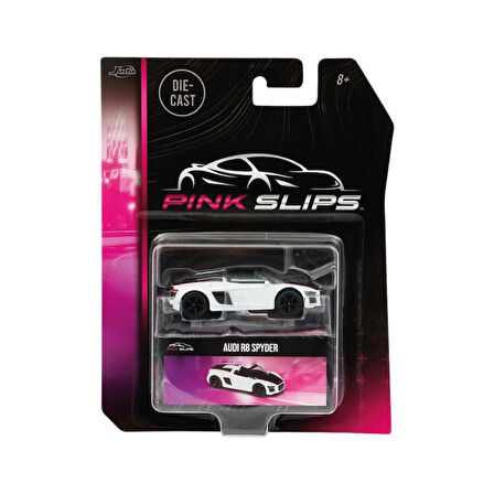 Jada 1/64 Ölçek Pink Slips Premium Araçlar - Audi R8 Spyder