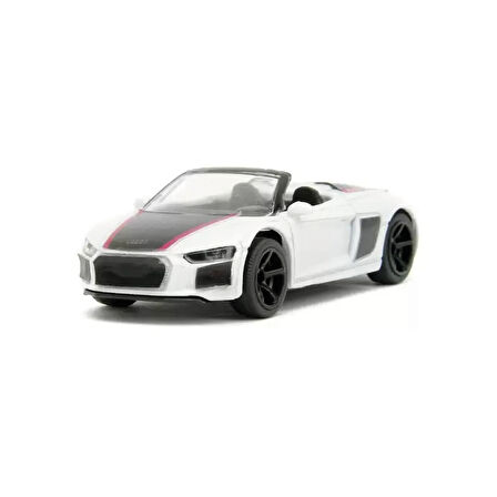 Jada 1/64 Ölçek Pink Slips Premium Araçlar - Audi R8 Spyder