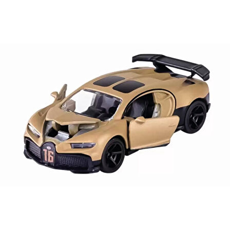 Majorette 1/64 Ölçek Deluxe Cars Temalı Premium Araçlar 212053190-1 Buggatti Chiron Pur Sport Kahve