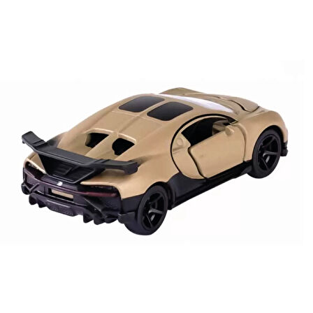 Majorette 1/64 Ölçek Deluxe Cars Temalı Premium Araçlar 212053190-1 Buggatti Chiron Pur Sport Kahve