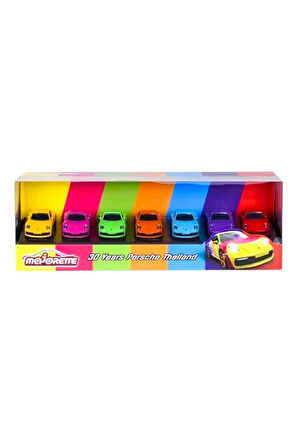 Seçtim Aldım Majorette 30. Yıl Porsche Thailand Metal Arabalar 7 Li Set 3