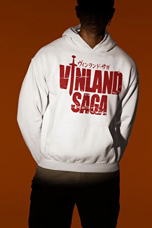 Vinland Saga Anime Dizi Yazılı Unisex Oversize Hoodie
