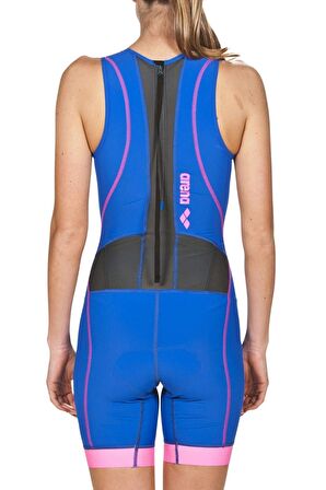 Arena   W 001506 St 2.0 Rear Zip Kadın  Triatlon yarış  Mayosu