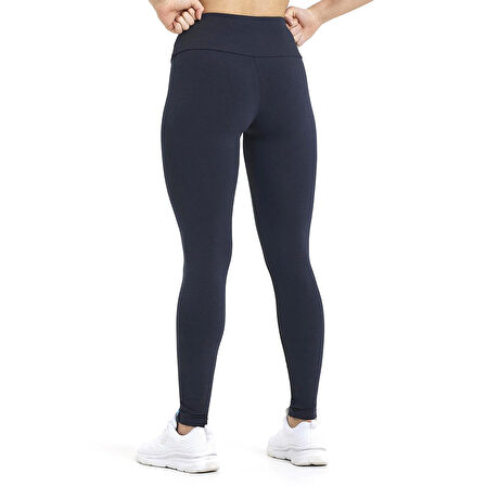 W Te Kadın Mavi Günlük Stil Tayt 003777700