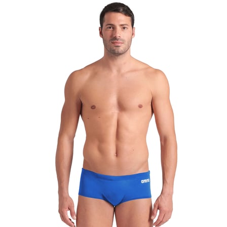 Team Swim Low Waist Short Solid Erkek Mavi Yüzücü Mayo 004775720