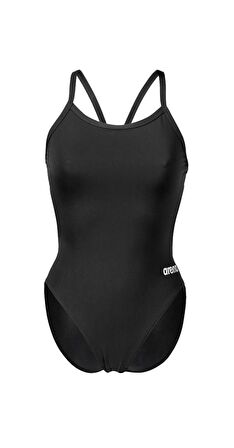 Arena Women's Team Swimsuit Challenge Solid Kadın Yüzücü Mayosu Siyah 004766550