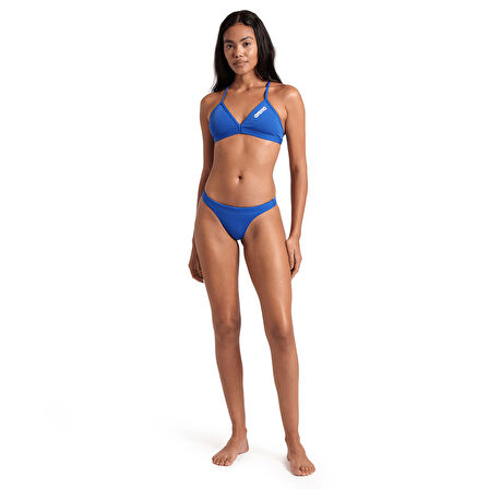 Team Swim Bottom Solid Kadın Mavi Yüzücü Bikini altı 004769720