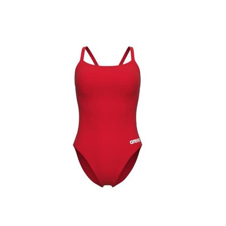 Arena Women's Team Swimsuit Challenge Solid Kadın Yüzücü Mayosu Kırmızı 004766450