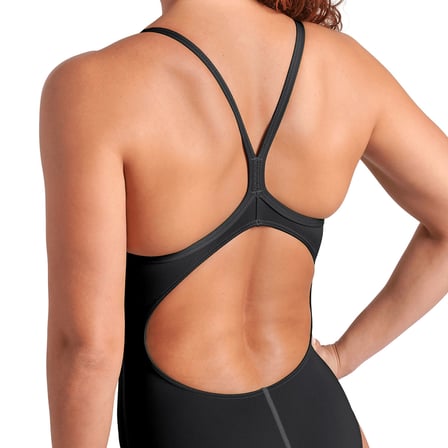 Team Swimsuit Light Drop Solid FL Kadın Siyah Yüzücü Mayo 004767550