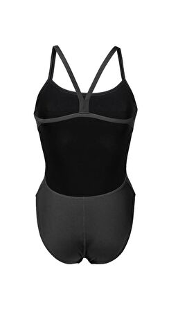 Arena Women's Team Swimsuit Challenge Solid Kadın Yüzücü Mayosu Siyah 004766550