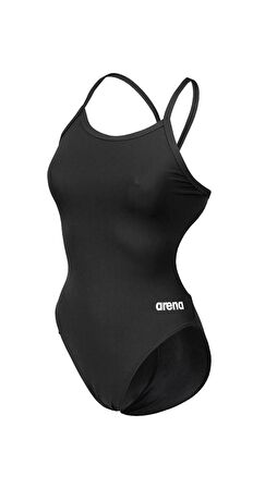 Arena Women's Team Swimsuit Challenge Solid Kadın Yüzücü Mayosu Siyah 004766550