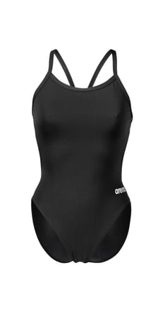 Arena Women's Team Swimsuit Challenge Solid Kadın Yüzücü Mayosu Siyah 004766550