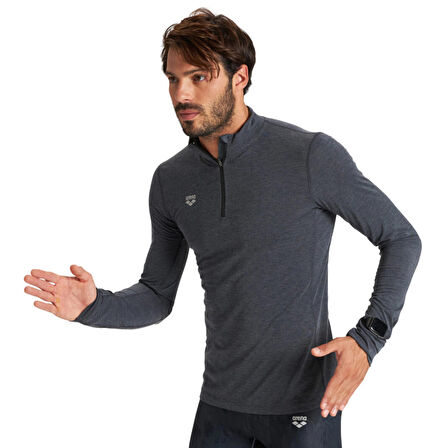M Thermal Erkek Siyah Günlük Stil Sweatshirt 002228550