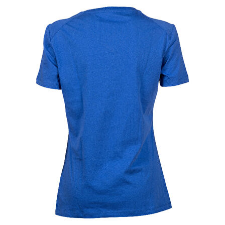 Team Panel Kadın Mavi Günlük Stil T-Shirt 004892800