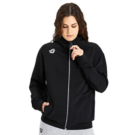 Team Hooded Panel Erkek Siyah Günlük Stil Ceket 004906500