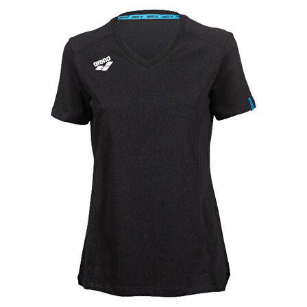 Team Panel Kadın Siyah Günlük Stil T-Shirt 004892500