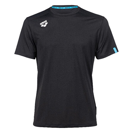 Team Solid Unisex Siyah Günlük Stil T-Shirt 004900500