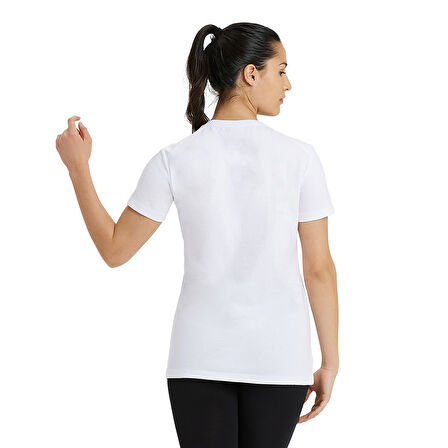 Team Panel Kadın Beyaz Günlük Stil T-Shirt 004892100