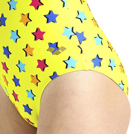 Arena 005215600 Swimsuit Lightcross Back Allover Kız Çocuk Mayo