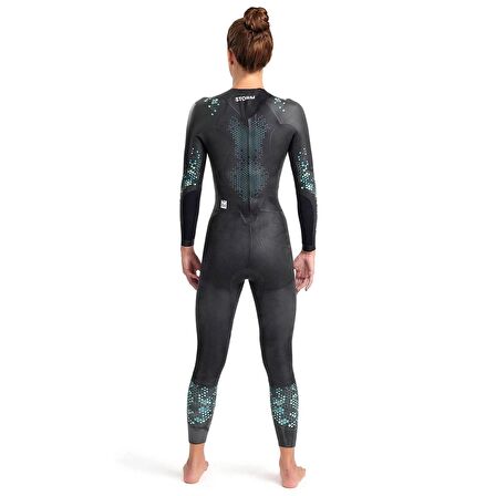 Storm Wetsuit Kadın Siyah Yüzücü Mayo 004971515