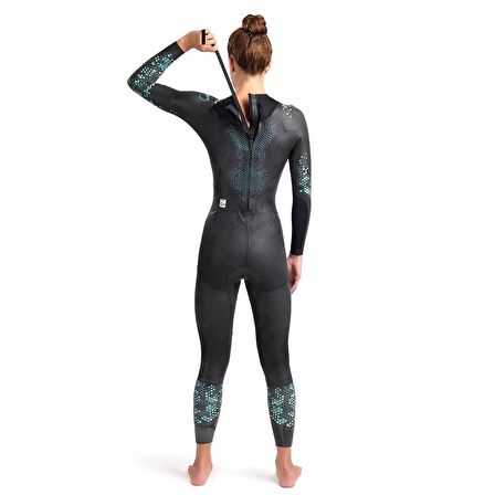 Storm Wetsuit Kadın Siyah Yüzücü Mayo 004971515