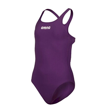 Arena Girls Team Swimsuit Swim Pro Solid Çocuk Yüzücü Mayosu 004762911 Mor
