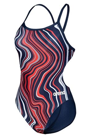 ARENA BAYAN YÜZÜCÜ MAYOSU WOMEN'S SWIMSUIT CHALLENGE BACK MARBLED 005562740