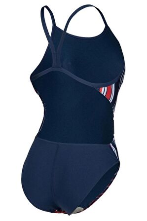 ARENA BAYAN YÜZÜCÜ MAYOSU WOMEN'S SWIMSUIT CHALLENGE BACK MARBLED 005562740