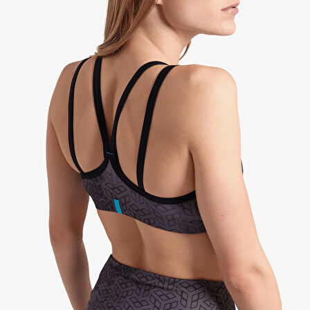 Arena Seamless Tank Kadın Gri Bra