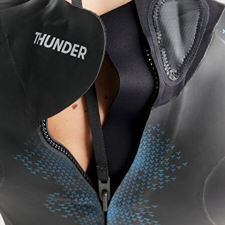 Powerskin Thunder Wetsuit Erkek Siyah Yarış Mayosu 005631510