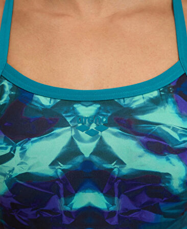 ARENA Kadın YÜZÜCÜ MAYOSU WOMEN'S ARENA HERO CAMO SWIMSUIT CHALLENGE BACK 005915650 YZM UK BEDEN