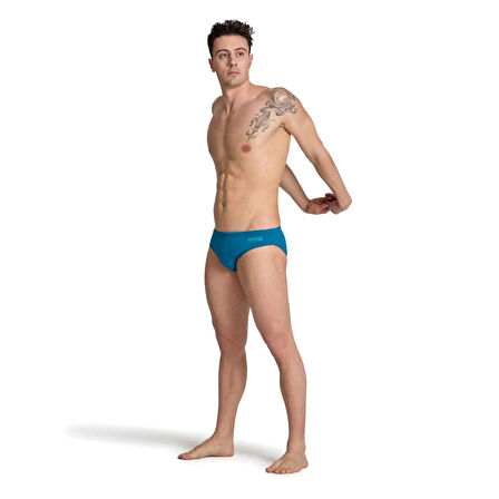 Team Swim Briefs Solid Erkek Mavi Yüzücü Mayosu 004773600