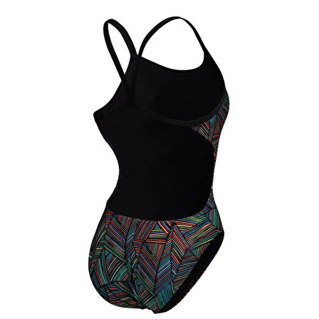 Overview Swimsuit Challeng Kadın Siyah Yüzücü Mayosu 006636550