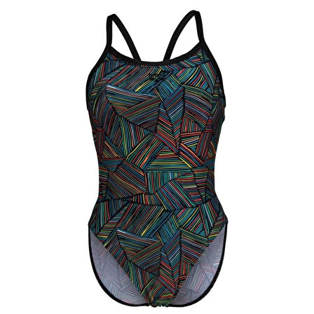 Overview Swimsuit Challeng Kadın Siyah Yüzücü Mayosu 006636550