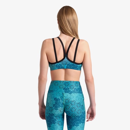 Arena Seamless Tank Kadın Mavi Bra