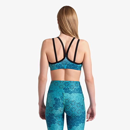 Arena Seamless Tank Kadın Mavi Bra