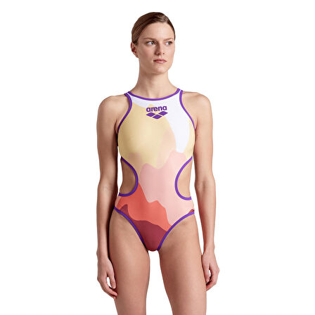 One Morning Light Swimsuit Kadın Mor Yüzücü Mayosu 007244990