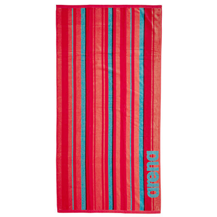 Beach Towel Multistripes II Unisex Kırmızı Antrenman Havlu 007302200